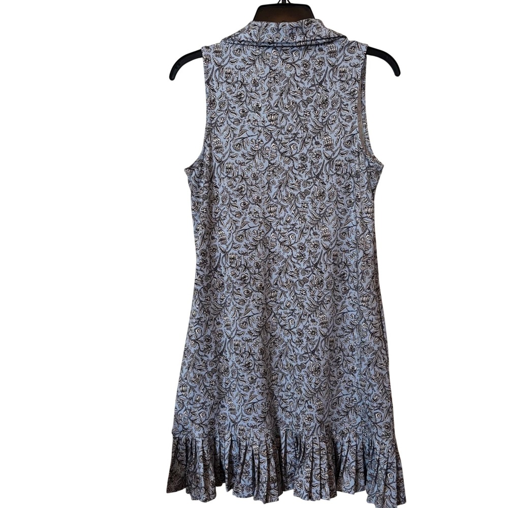 Laura Ashley Womens Golf Tennis Dress Small Blue Floral Stretch Performance Mini - Picture 2 of 4